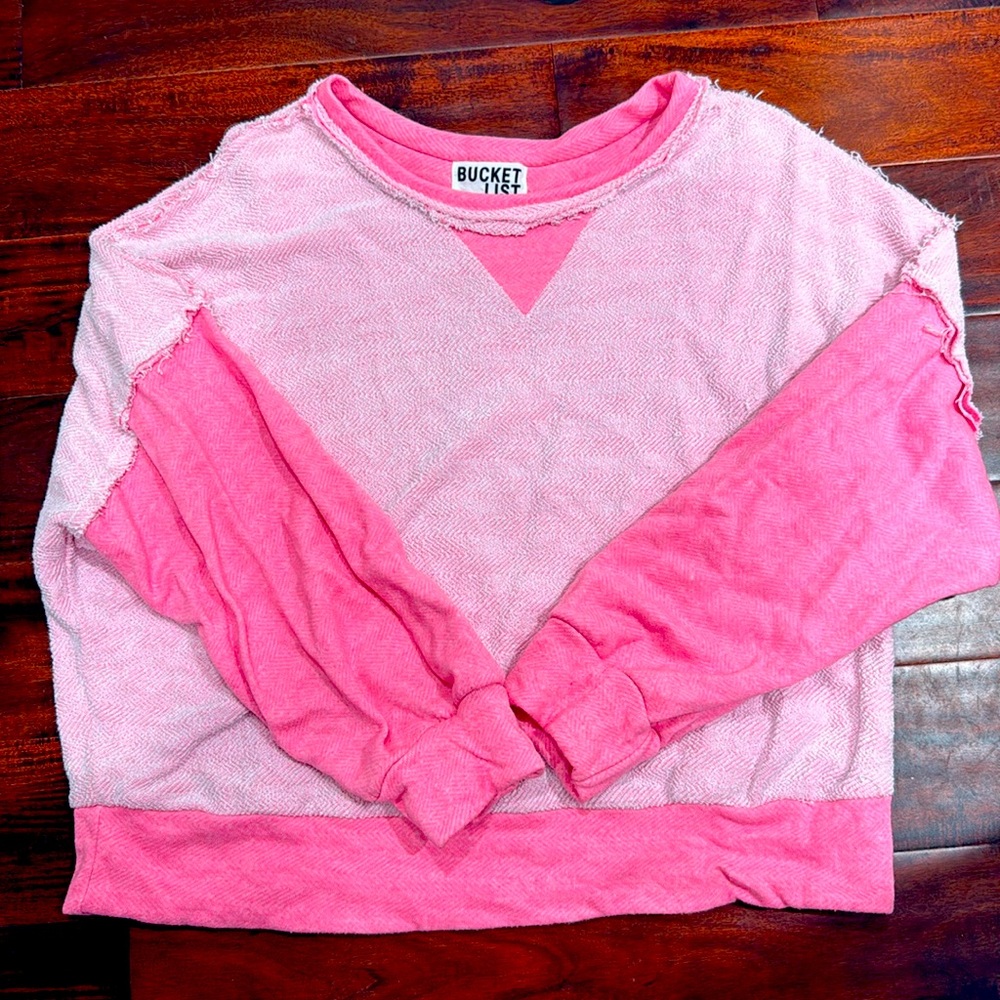 Bucketlist french terry sweatshirt Large